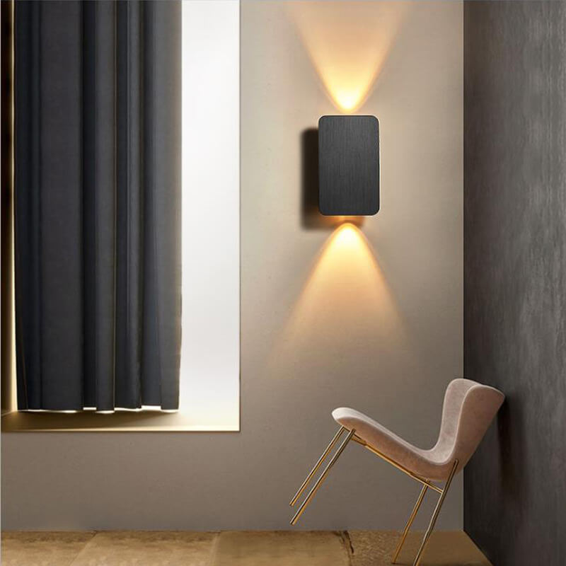 Nora LED Wall Sconce | Minimalist Aluminium and Glass Design, Adjustable Colour Temperature 7