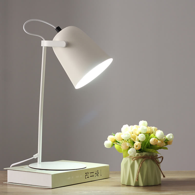 NordicGlow | Elegant Minimalist Wrought Iron Table Lamp for Bedrooms 9