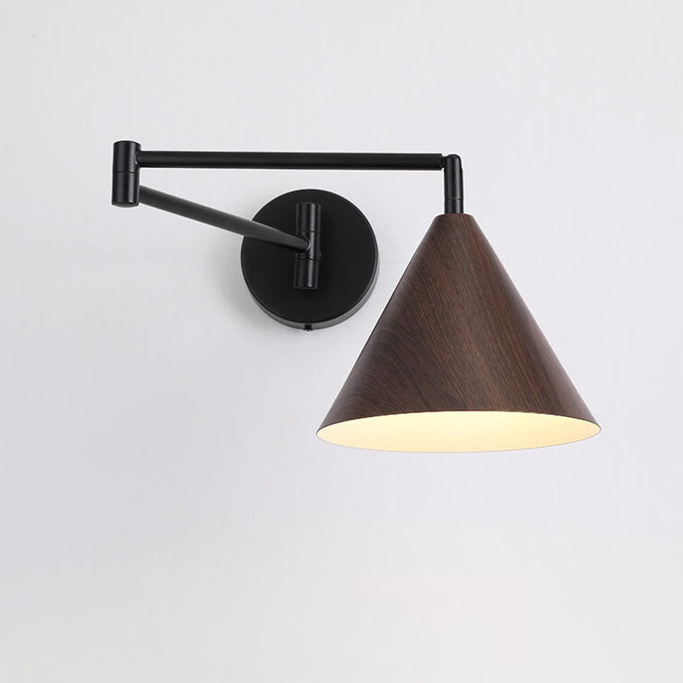 NordicWood | Elegant Adjustable Swing Arm Wall Sconce Light 6