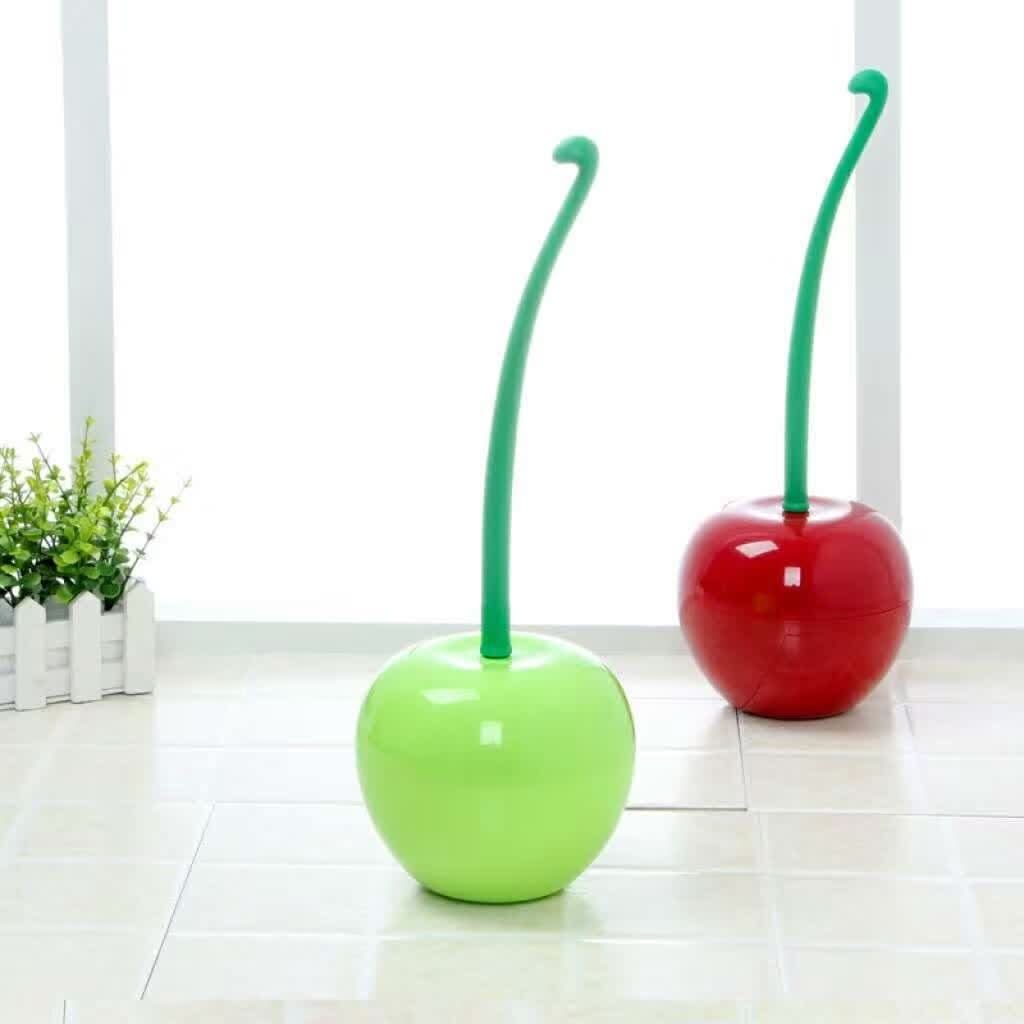 Toilet Brush with Holder, Modern Loo Brush and Holder Set – image 9