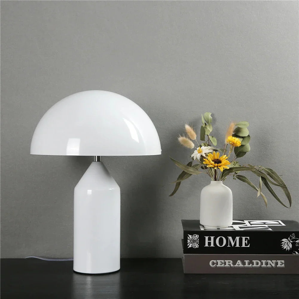 Nordic Collection | LED Table Lamp with Elegant Brass Dome Design | Warm Ambient Lighting for Living Room & Bedroom 9