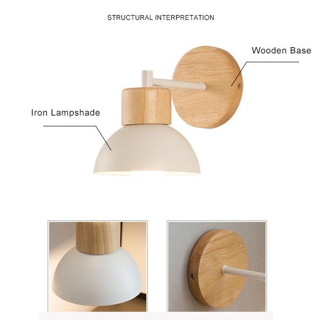 Nordic Collection | Wall Light Sconce with Soft Warm Illumination | Compact Design for Cozy Spaces 7