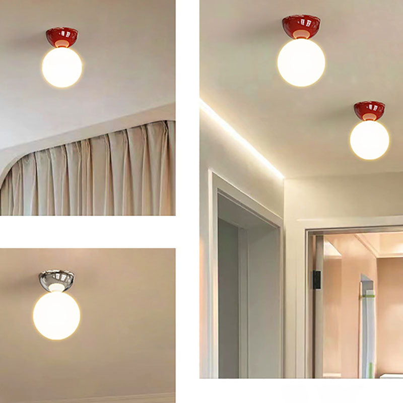 Nordic Elegance | Flush Mount Ceiling Light Fixture with Soft Illumination | Minimalist Design for Cozy Spaces 4