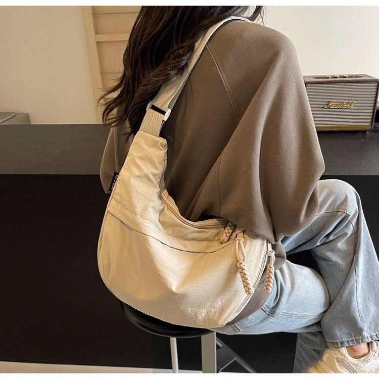 Lightweight Nylon Bag with Adjustable Strap