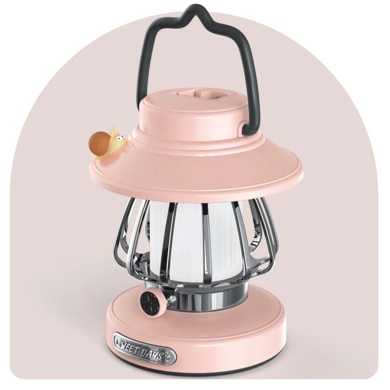Night Light for Tent and Camping, Rechargeable Camping Light, Portable Battery Lamp, Retro Cordless Lamp with Warm LED_07
