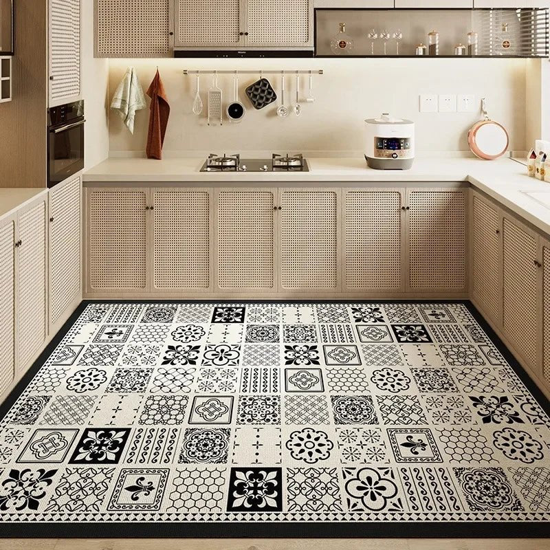 Anti Fatigue Kitchen Mats, Waterproof PVC Kitchen Rug Runner, Oil Resistant Anti Slip Mat for Kitchen Floor_01