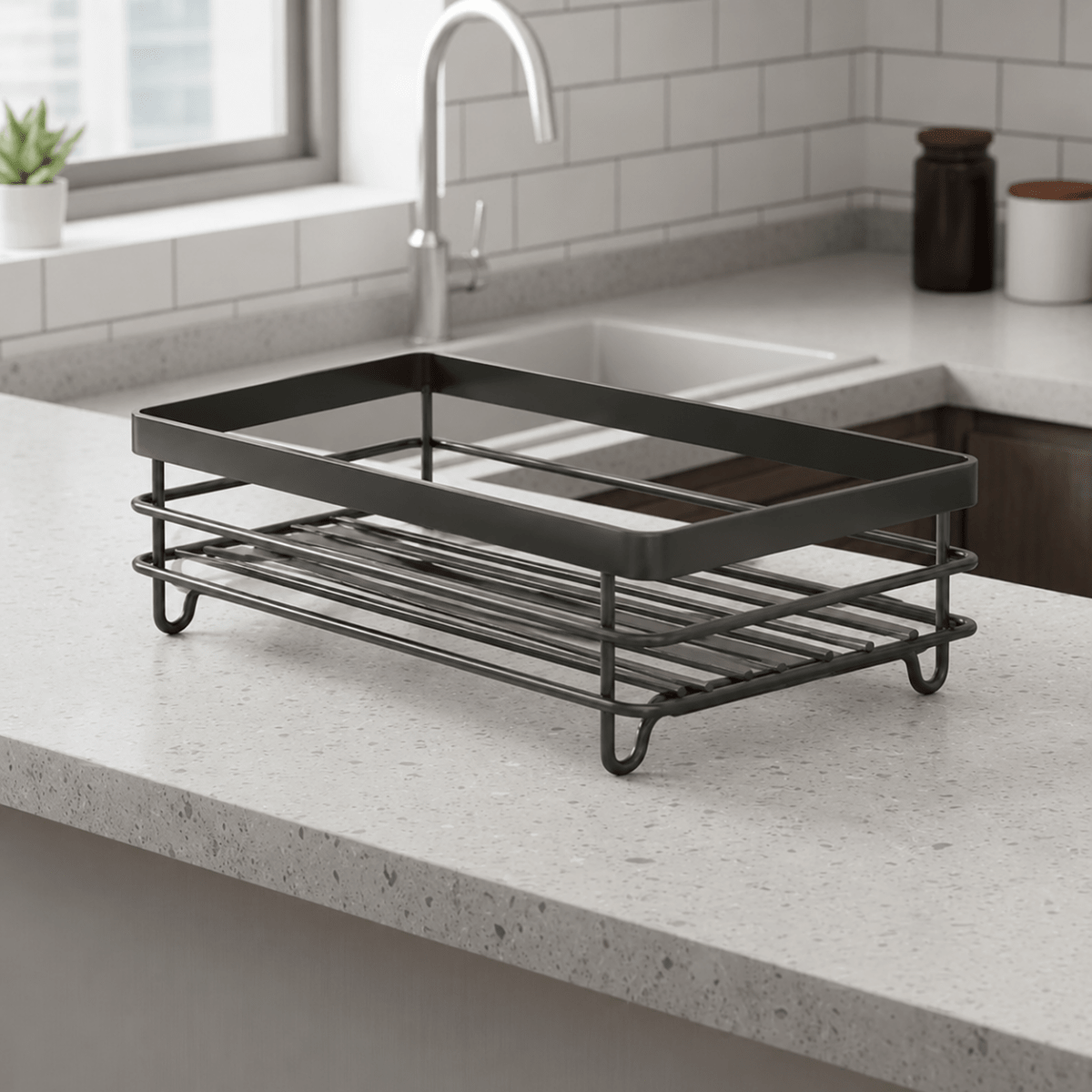 Dish Drying Rack Foldable, Plate Rack, Draining Board for Kitchen