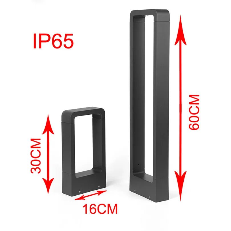 Outdoor Lights, LED Bollard Light for Garden Path and Driveway, Outdoor Garden Lights IP65 with Ground Spike_01