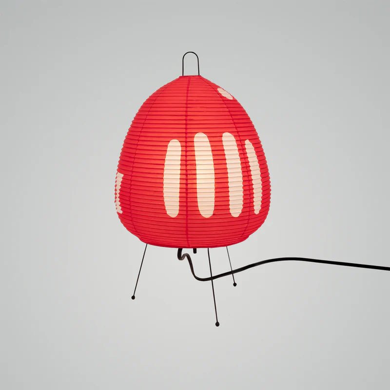 Table Lamp, Rice Paper Lamp with Iron Base, Retro Small Table Lamp for Living Room and Bedroom Mood Lighting_09