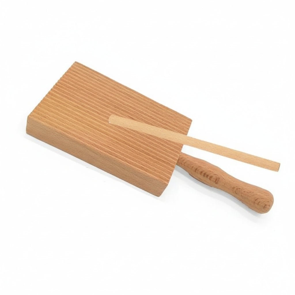 Gnocchi Board and Wooden Pasta Board Set, Pasta Making Kit with Gnocchi Paddle and Ravioli Mould, Wooden Kitchen Tools_08