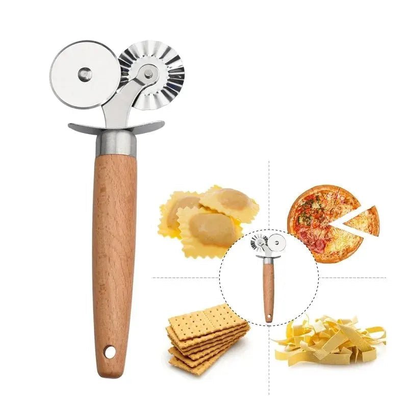 Gnocchi Board and Wooden Pasta Board Set, Pasta Making Kit with Gnocchi Paddle and Ravioli Mould, Wooden Kitchen Tools_09