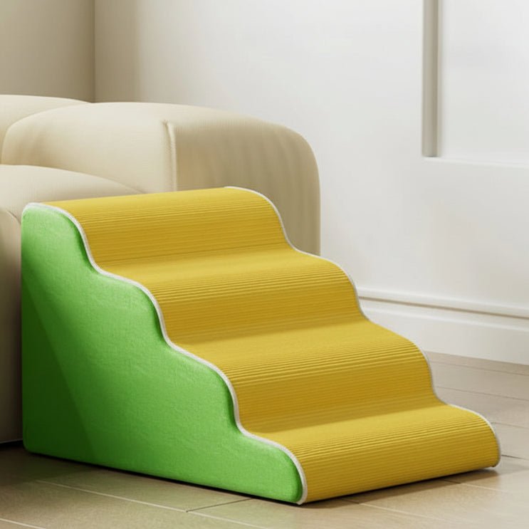 Dog Ramp for Bed and Sofa, Memory Foam Dog Steps for Bed, Dog Stairs for Large Dogs with Removable Cover_00