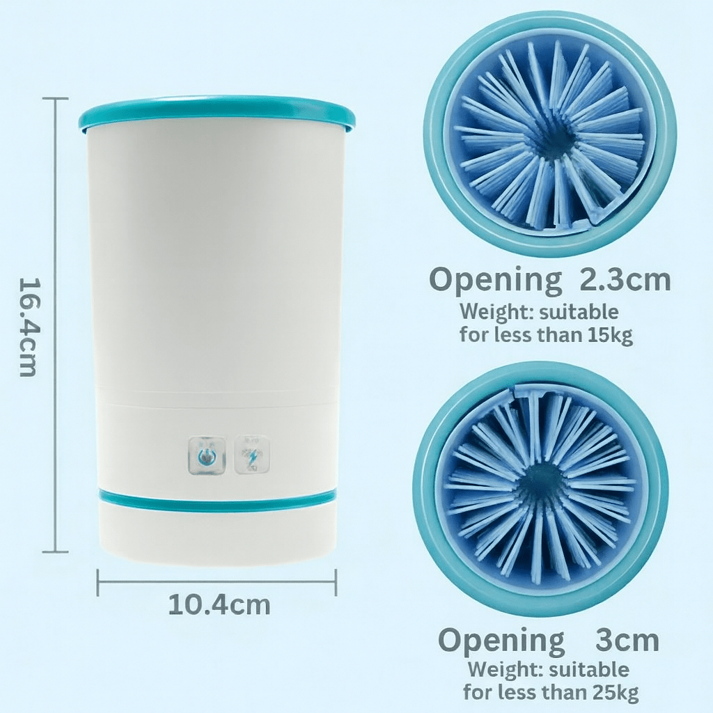 Dog Paw Cleaner Electric, Dog Feet Cleaner USB Rechargeable – image 8