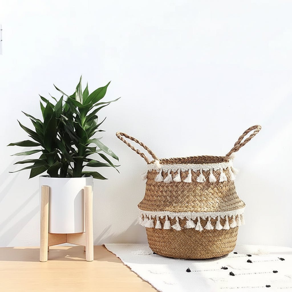 Wicker Baskets, Plant Pot Cover for Home