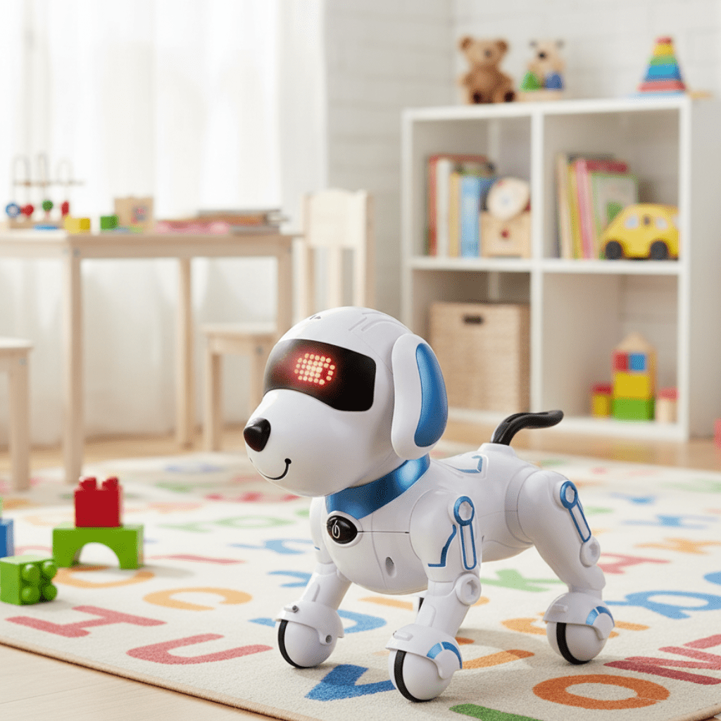 Robot Dog Toy for Kids, Interactive Robot Toys with Remote Control, Toy Dog That Walks and Barks, Toys for 3 Year Olds