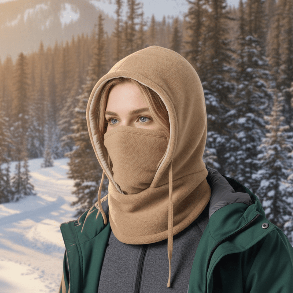 Winter Hat for Men and Women, Windproof Ski Hat with Neck Flap and Face Cover, Fleece Lined Hiking Hat for Cold Weather_02