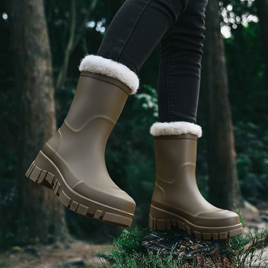 Womens Boots Waterproof, Womens Winter Boots for Snow and Rain, Snow Boots Ladies with 20 cm or 32 cm Shaft_02