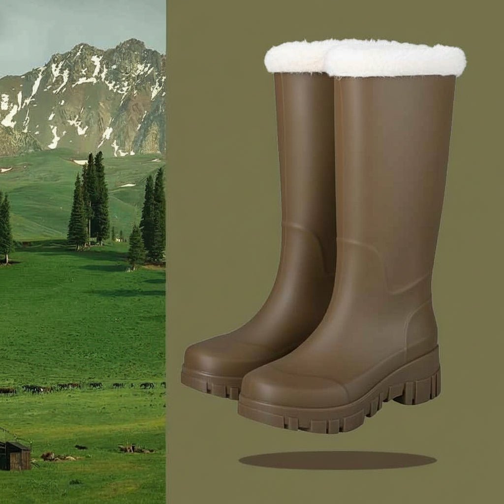 Womens Boots Waterproof, Womens Winter Boots for Snow and Rain, Snow Boots Ladies with 20 cm or 32 cm Shaft_09