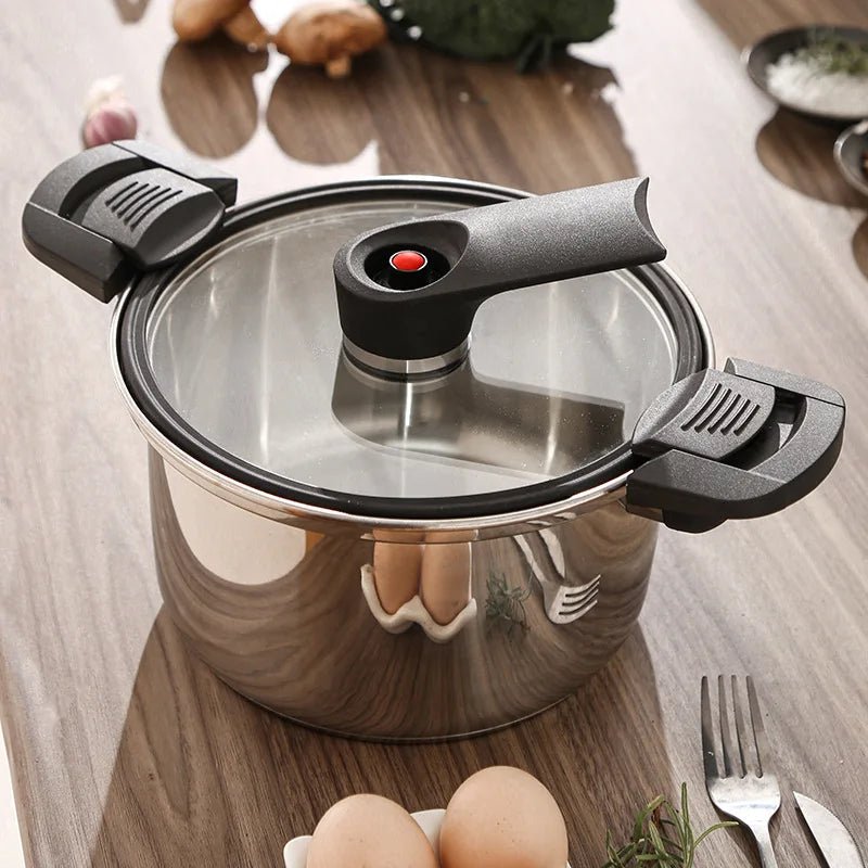 Pressure Cooker Stainless Steel 24 cm or 26 cm, Stew Pot for Soups