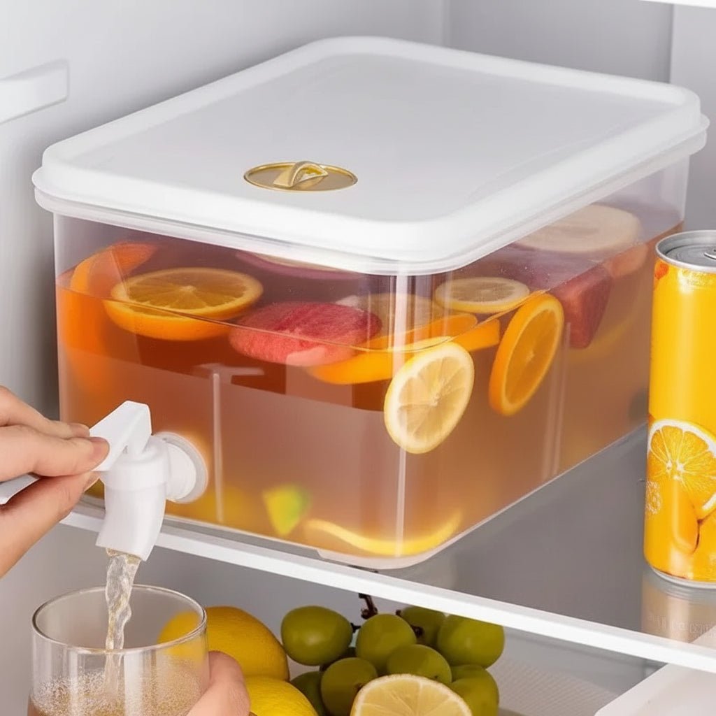 Water Dispenser 5 L with Leak Proof Tap, Cold Water Dispenser for Home and Office, Plastic Drinks Dispenser for Outdoors_00