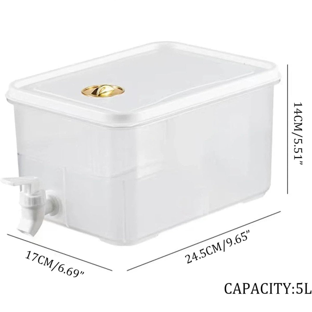 Water Dispenser 5 L with Leak Proof Tap, Cold Water Dispenser for Home and Office, Plastic Drinks Dispenser for Outdoors_05