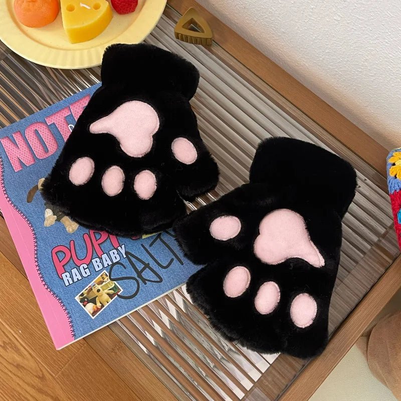 Fluffy Cat Gloves with Padded Claws – image 11