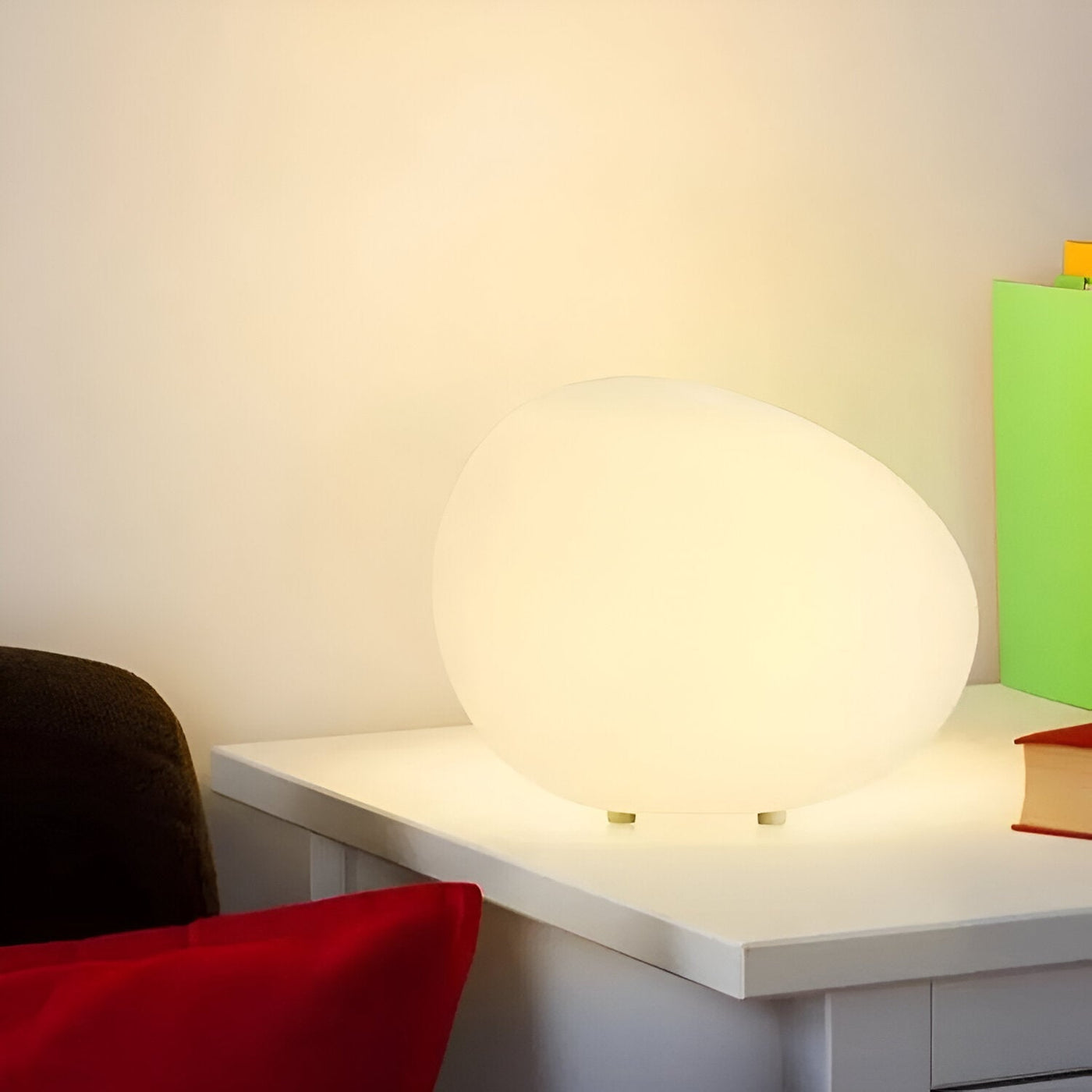 PebbleGlow | Elegant Nature-Inspired LED Table Lamp for Living Room 6