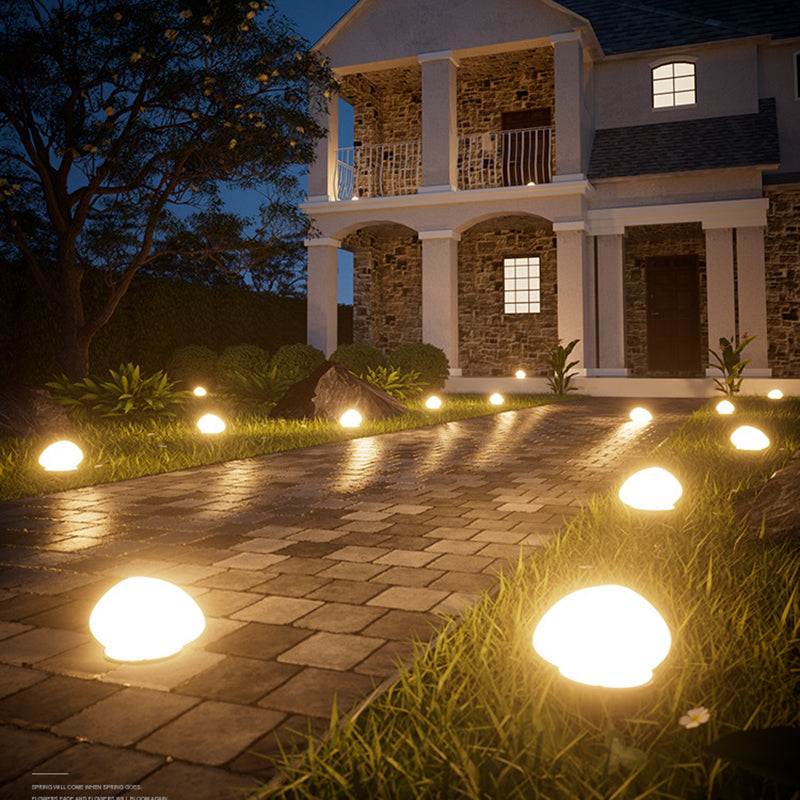PebbleGlow | Elegant Solar LED Outdoor Garden Light Fixture 1