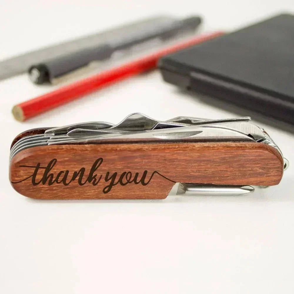 Corkscrew with Knife, Waiters Friend Corkscrew, Wooden Wine Bottle Opener, Personalised Gift, Anniversary Gift_05