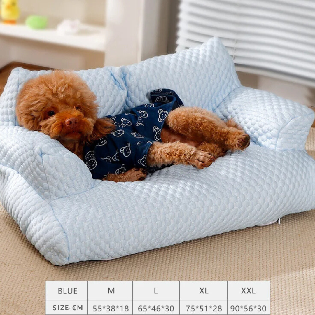 PetChill | Dog Couch with Cooling Fabric & Breathable Design | Comfortable Retreat for Hot Days 4