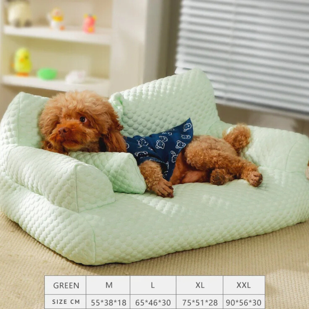 PetChill | Dog Couch with Cooling Fabric & Breathable Design | Comfortable Retreat for Hot Days 5