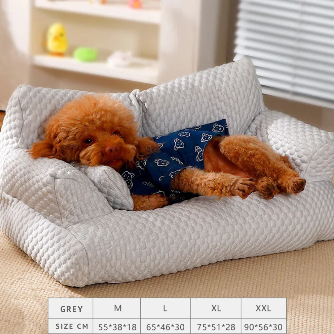 PetChill | Dog Couch with Cooling Fabric & Breathable Design | Comfortable Retreat for Hot Days 7