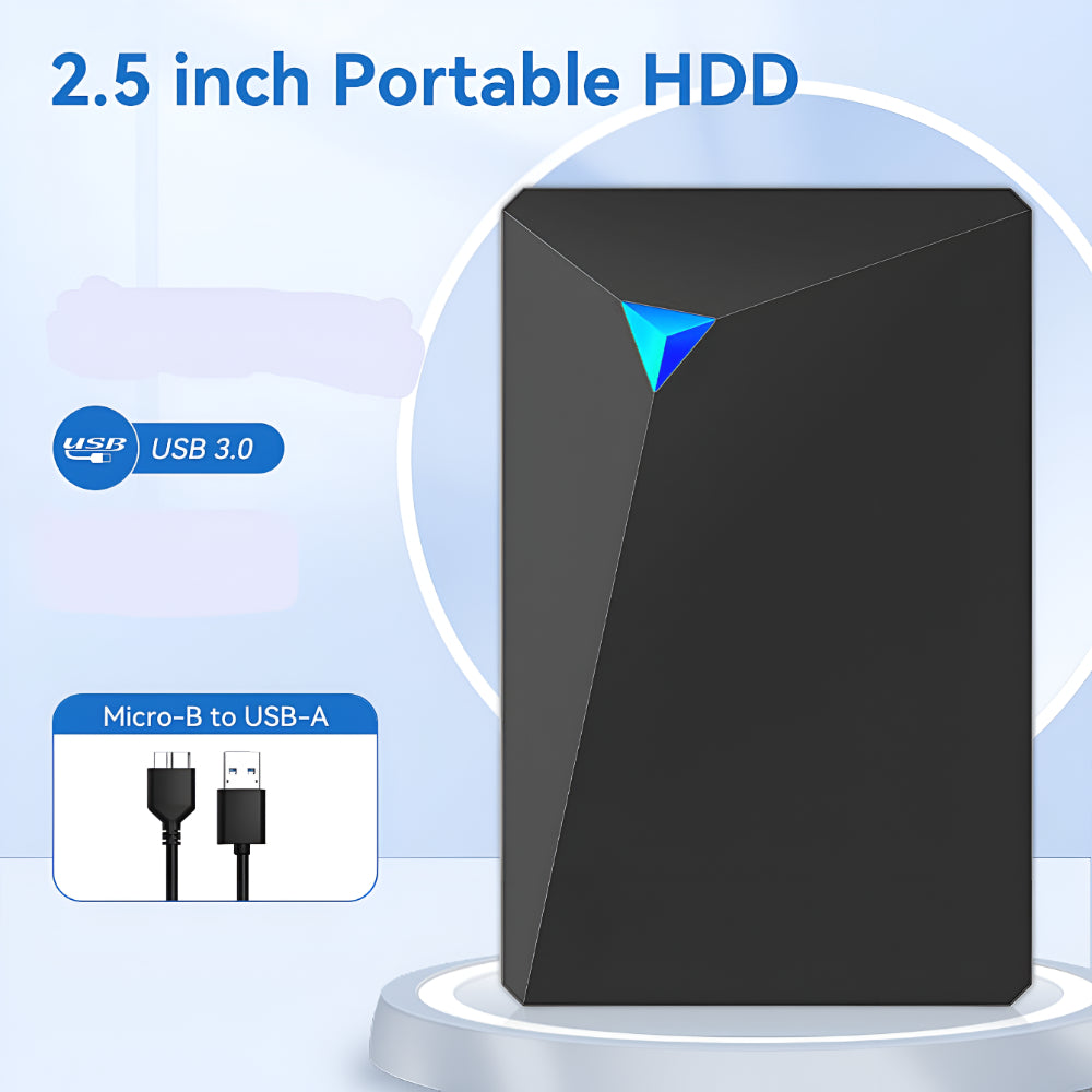 Portable External Hard Drive | Slim Design with USB 3.0 for Fast Data Transfer 1