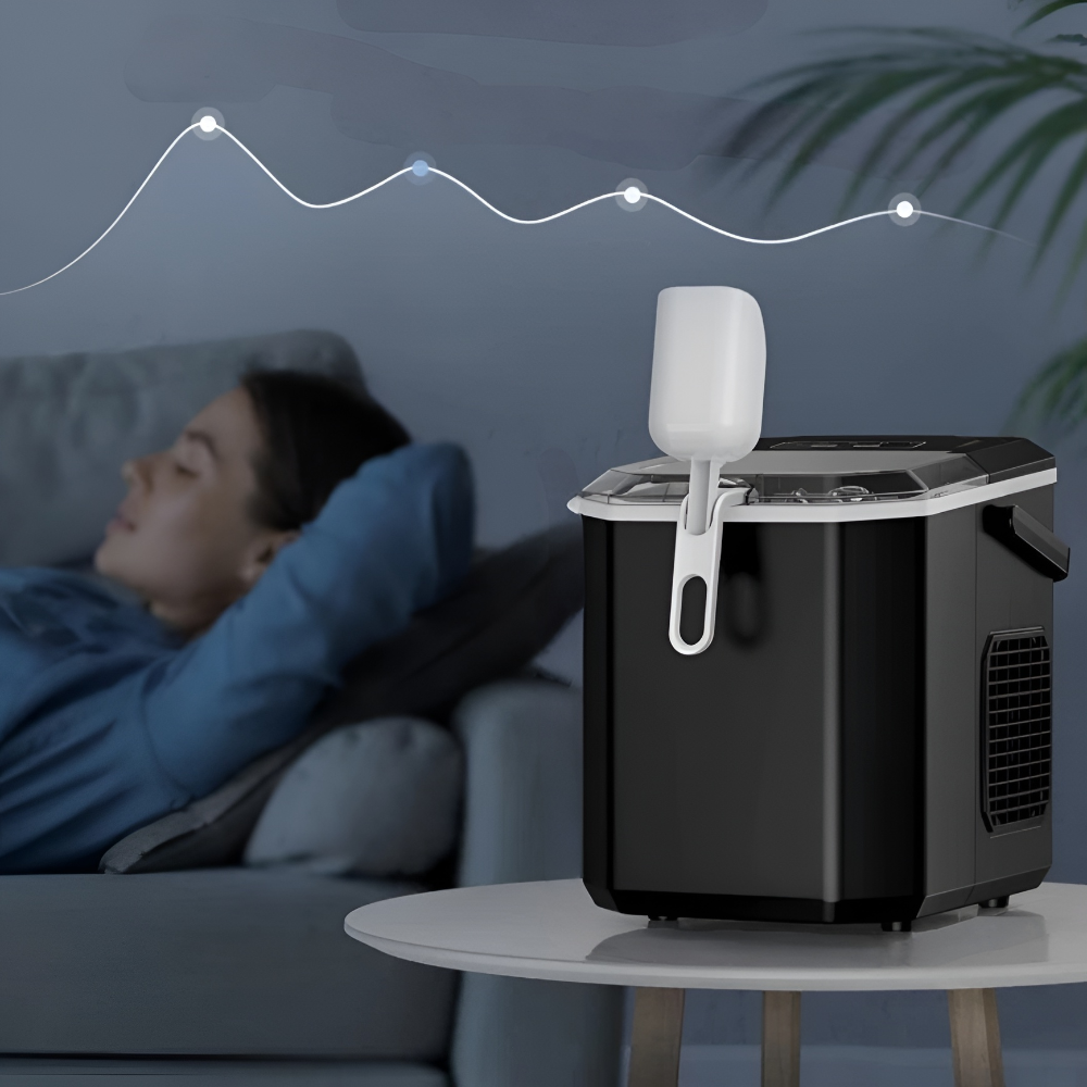 Portable Ice Maker Machine | Fast Ice Production & Self-Cleaning | Compact Countertop Design for Home and Office Use 2