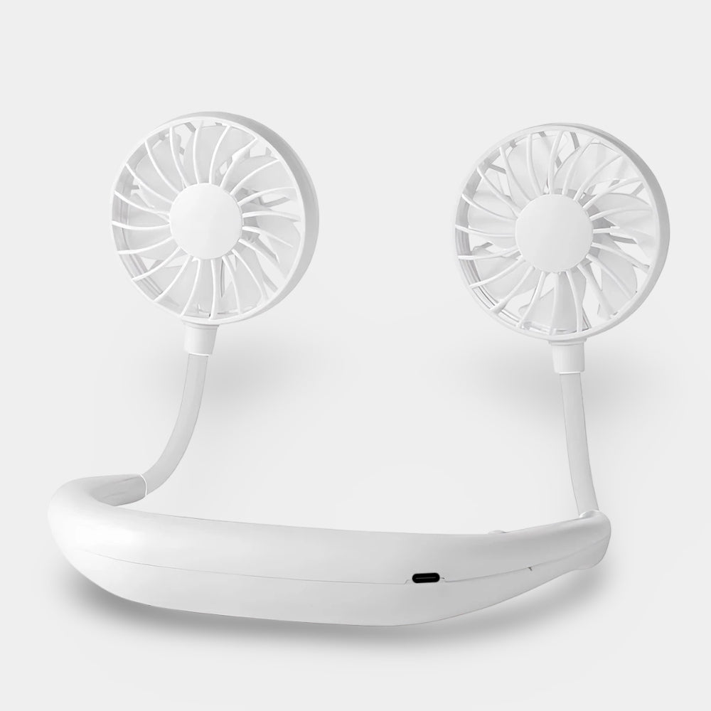 Portable Neck Fan | Rechargeable Hands-Free Cooling Device with Adjustable Airflow | Ideal for Outdoor Activities 2