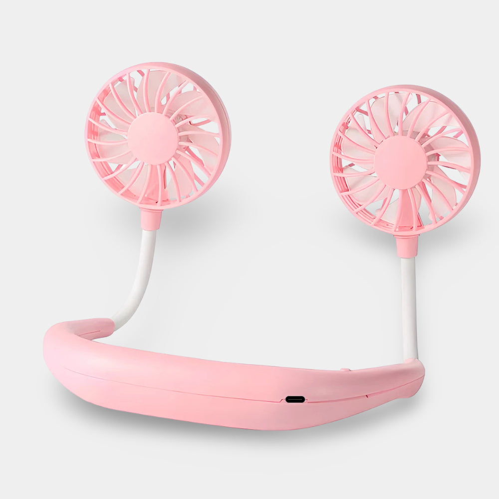 Portable Neck Fan | Rechargeable Hands-Free Cooling Device with Adjustable Airflow | Ideal for Outdoor Activities 4