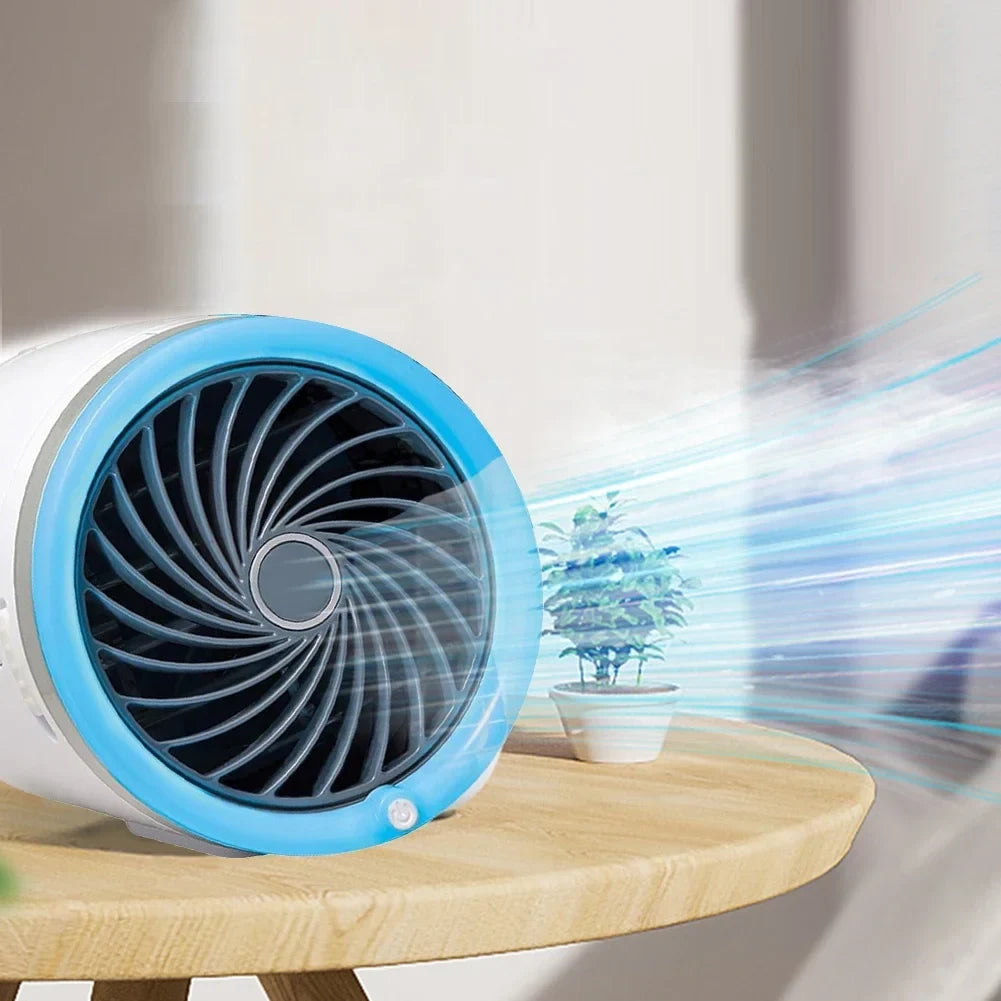 Portable Personal Fan | Mini Desk Fan with Adjustable Airflow | Compact Design for Travel and Home Use 1