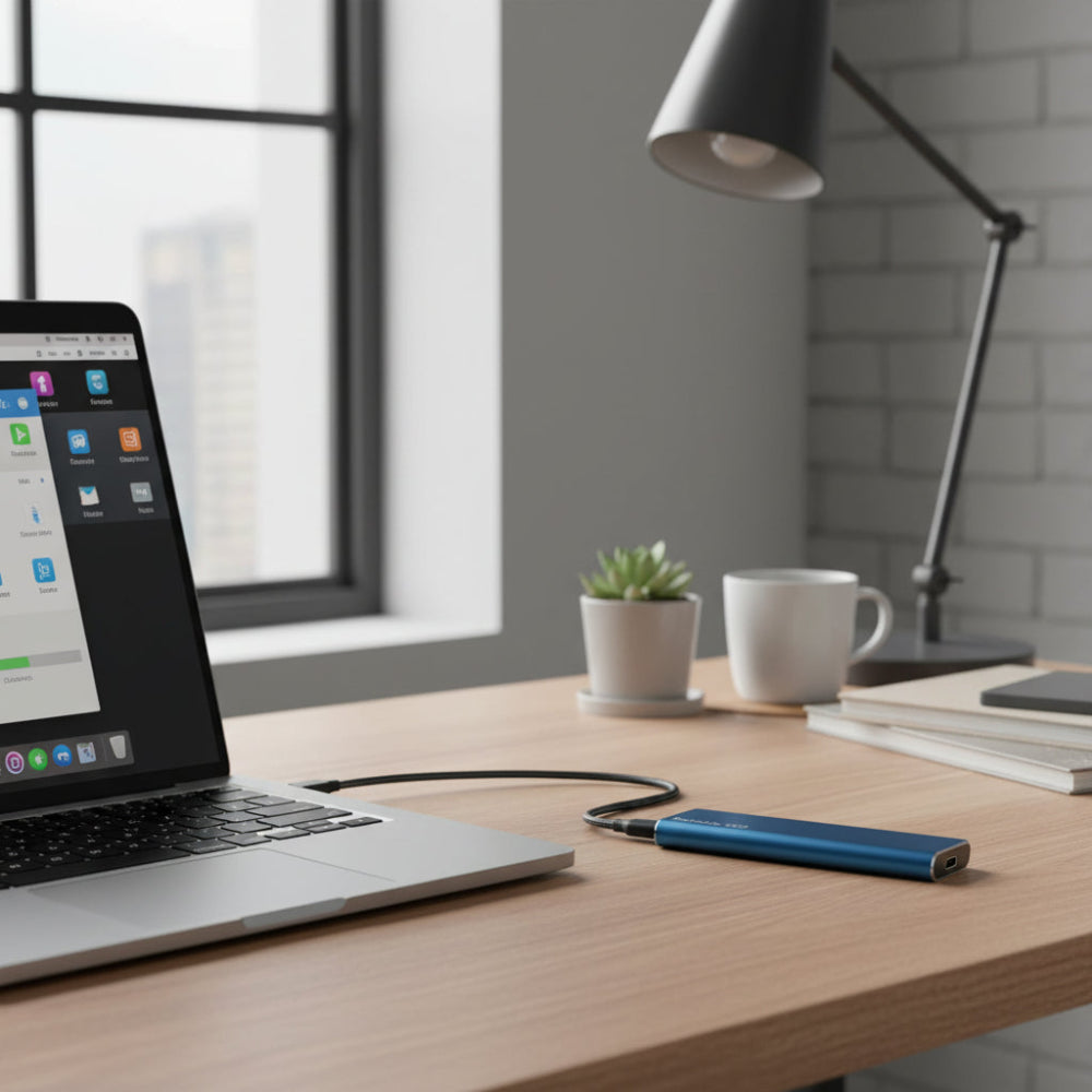 Portable SSD | External Hard Drive with USB 3.2 for Fast Data Transfer | Slim Design for Easy Storage 2