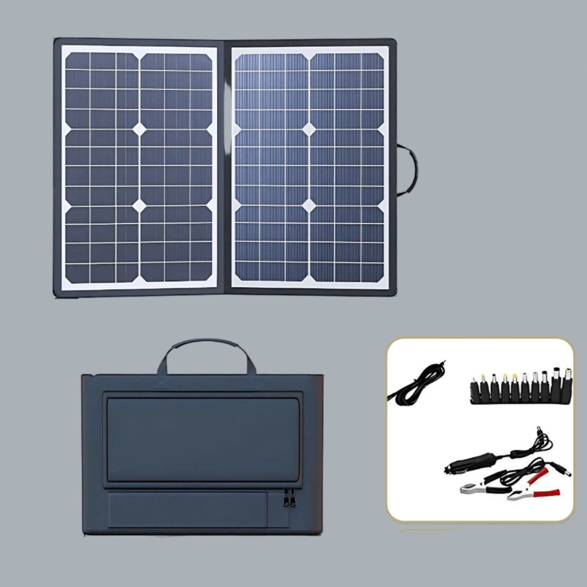 Portable Solar Panel 40 W, Foldable Solar Panel for Camping and Caravan – image 4
