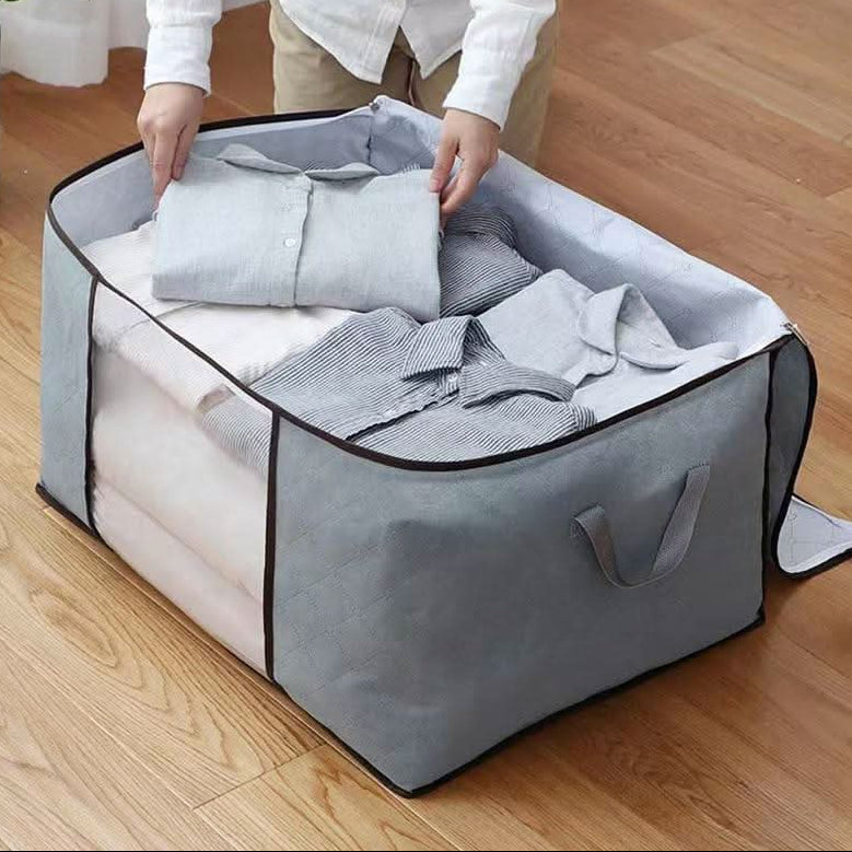 Clothes Storage Bags, Under Bed Storage Bags for Blankets and Bedding, Foldable Wardrobe Organiser_04