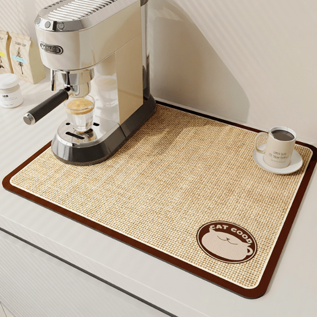 Dish Drying Mat, Diatomite Kitchen Drying Mat for Worktop – image 17
