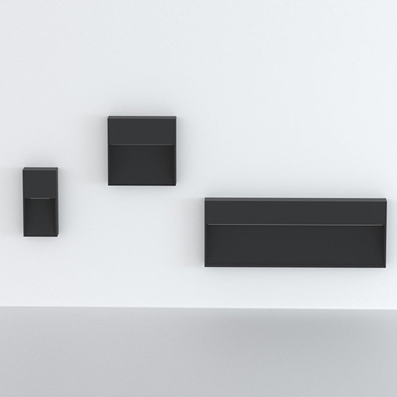 Outdoor Wall Lights, Modern Black Exterior Wall Light in Aluminium and Acrylic, Outdoor Lights for House and Garden_07