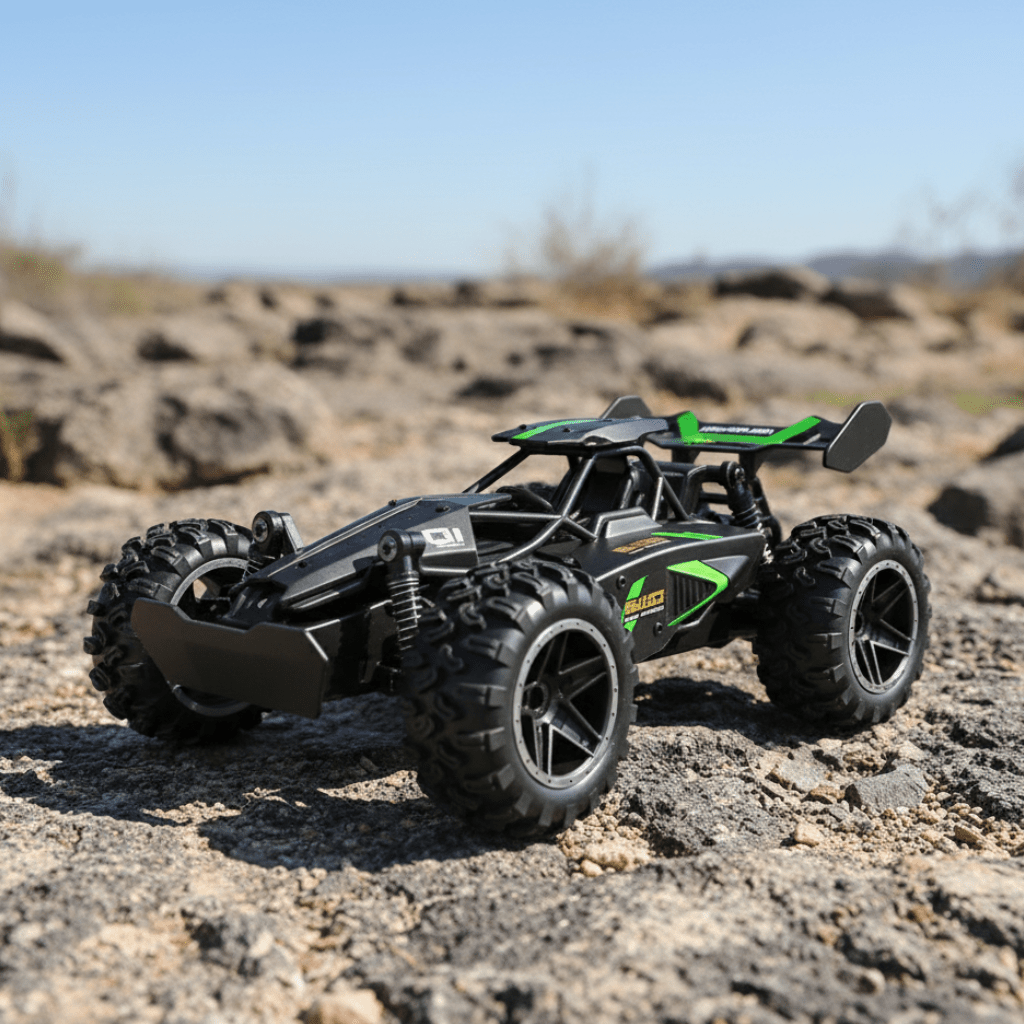RC Truck Off Road, Electric Remote Control Car with Suspension and Rubber Tyres, Radio Controlled Car up to 15 km/h_00