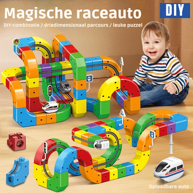 Toy Railway Construction Kit with Rechargeable Train, Educational Toys for 3 Year Olds – image 6