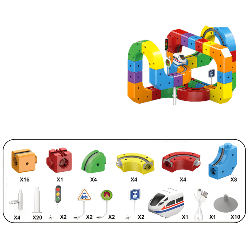Electric Train Set for Kids, Educational Toys for 3 Year Olds – image 10
