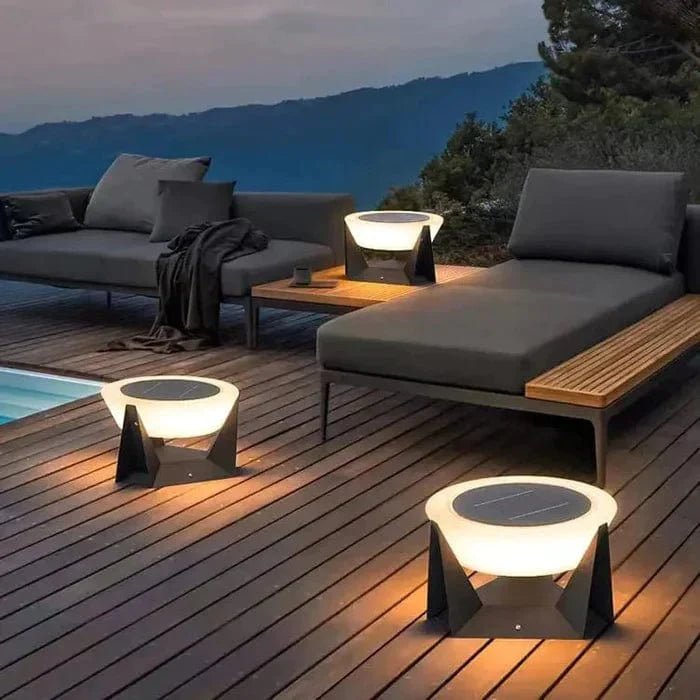 Solar Garden Lights, Solar Flood Light for Outdoor Lighting, Waterproof Outdoor Solar Lights for Paths and Entrances