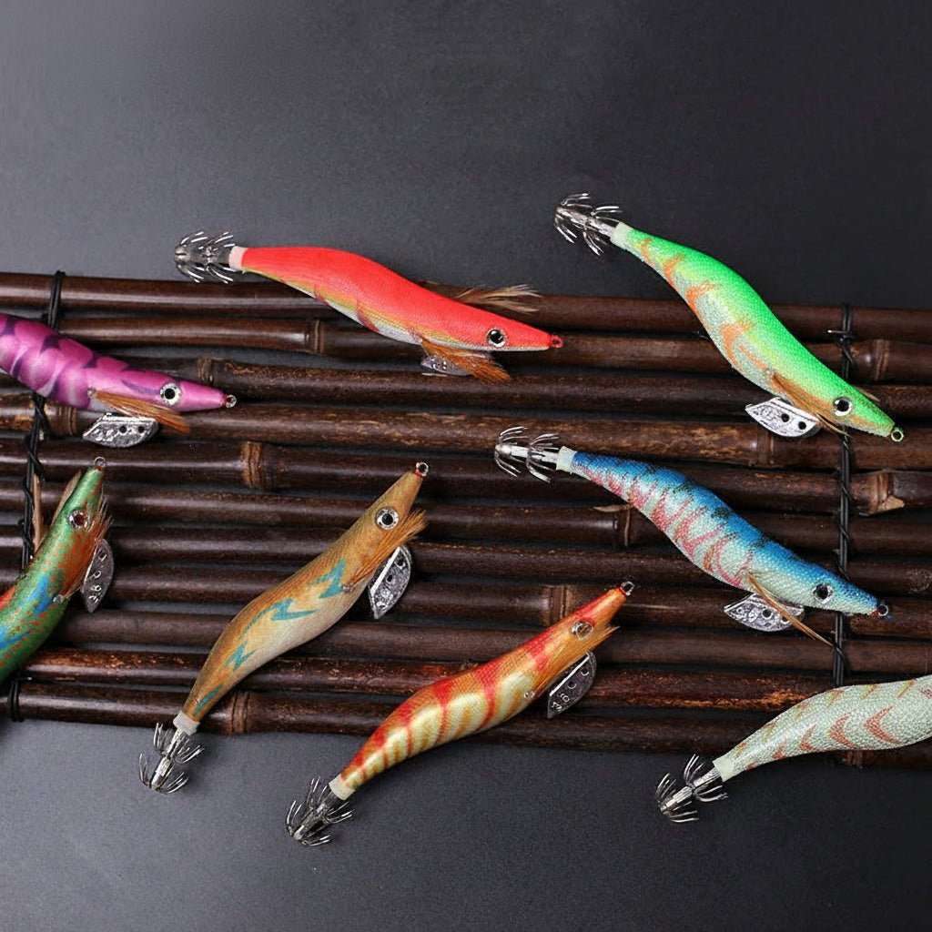 Shrimp Lures for Freshwater and Saltwater, Wooden Sea Fishing Lures – image 6