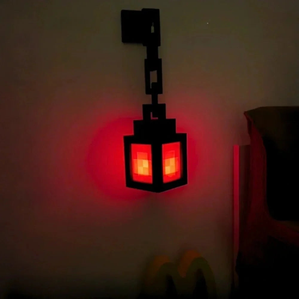 Rechargeable Night Light, Pixel LED Night Light for Bedroom and Desk, Nightstand Lamp, Mood Lighting for Game Room_02