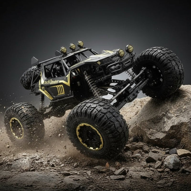 RC Rock Crawler 1:12 4x4, Large Remote Control Truck with 2.4 GHz Remote, Off Road RC Car for Adults and Children_00