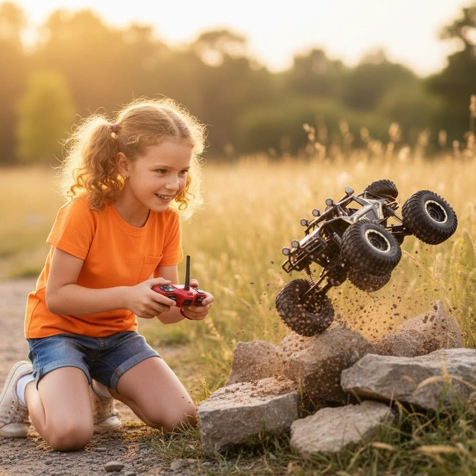 RC Rock Crawler 1:12 4x4, Large Remote Control Truck with 2.4 GHz Remote, Off Road RC Car for Adults and Children_05
